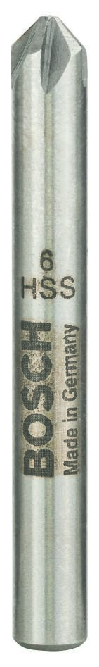 Bosch Blau Zubehör 2608597500 Kegelsenker 6,0 mm, M 3, 48 mm, 6 mm