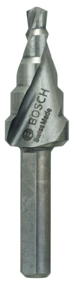 Bosch Blau Zubehör 2608597518 Stufenbohrer HSS 4 - 12 mm, 6,0 mm, 50 mm