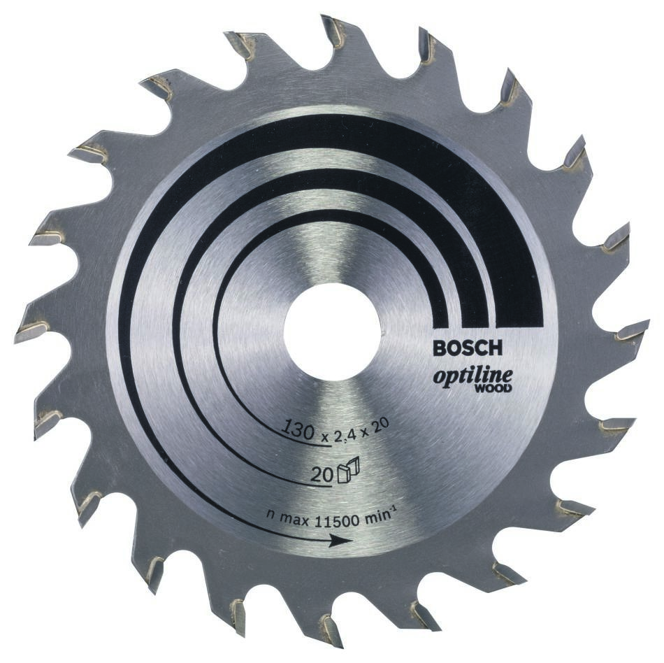 Bosch Blau Zubehör 2608640582 Kreissägeblatt 130x20x20T