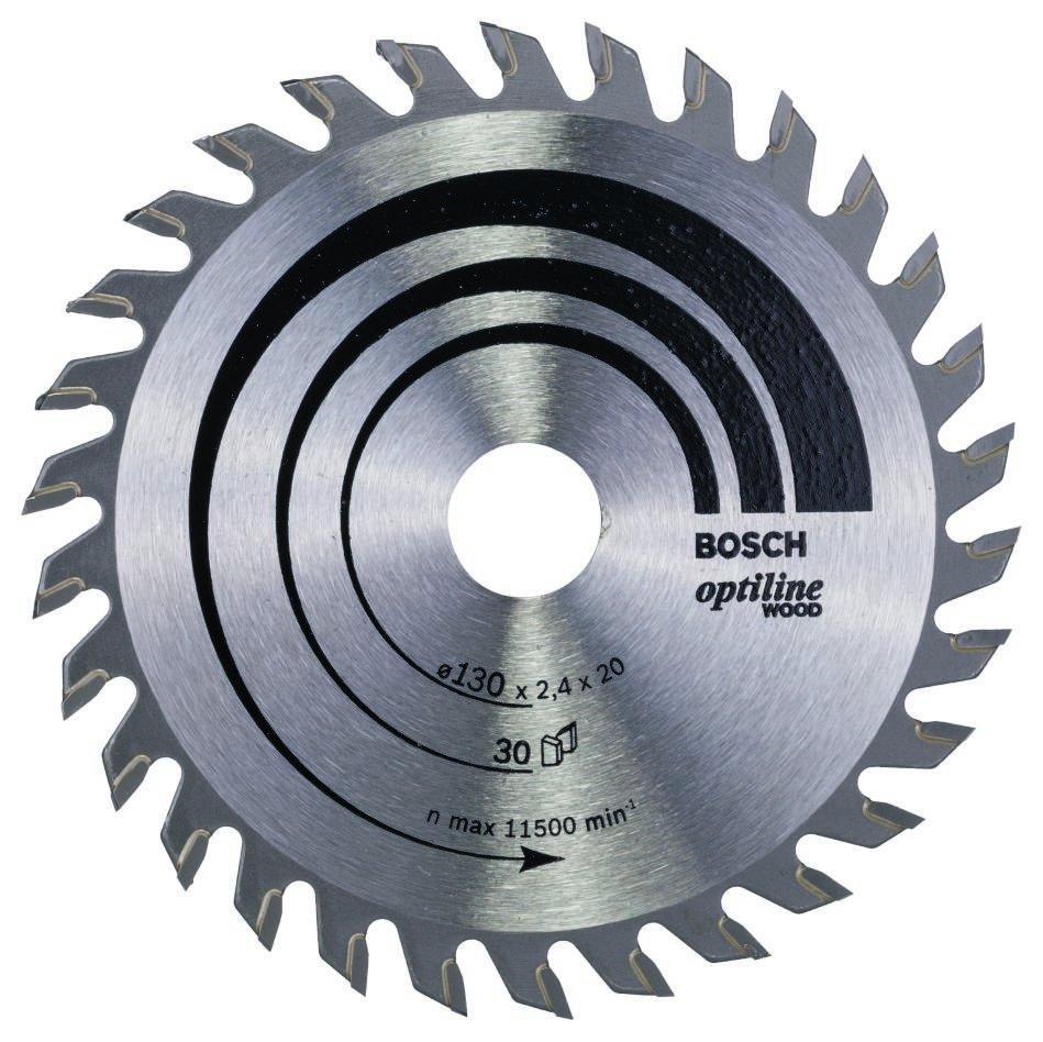 Bosch Blau Zubehör 2608640583 Kreissägeblatt Kreissägeblätter 130x20x30T