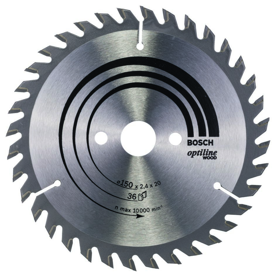 Bosch Blau Zubehör 2608640593 Kreissägeblatt 150x20x36T