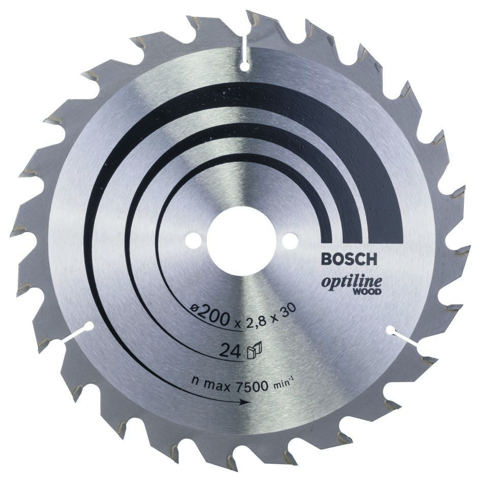 Bosch Blau Zubehör 2608640618 Kreissägeblatt 200x30x24T