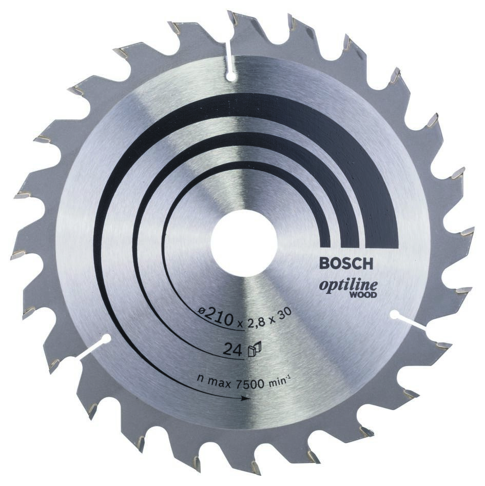 Bosch Blau Zubehör 2608640621 Kreissägeblatt 210x30x24T