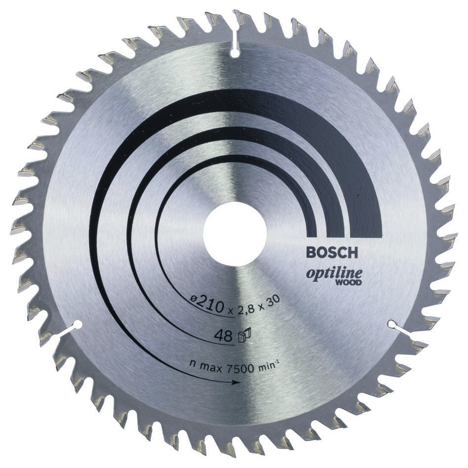 Bosch Blau Zubehör 2608640623 Kreissägeblatt 210x30x48T