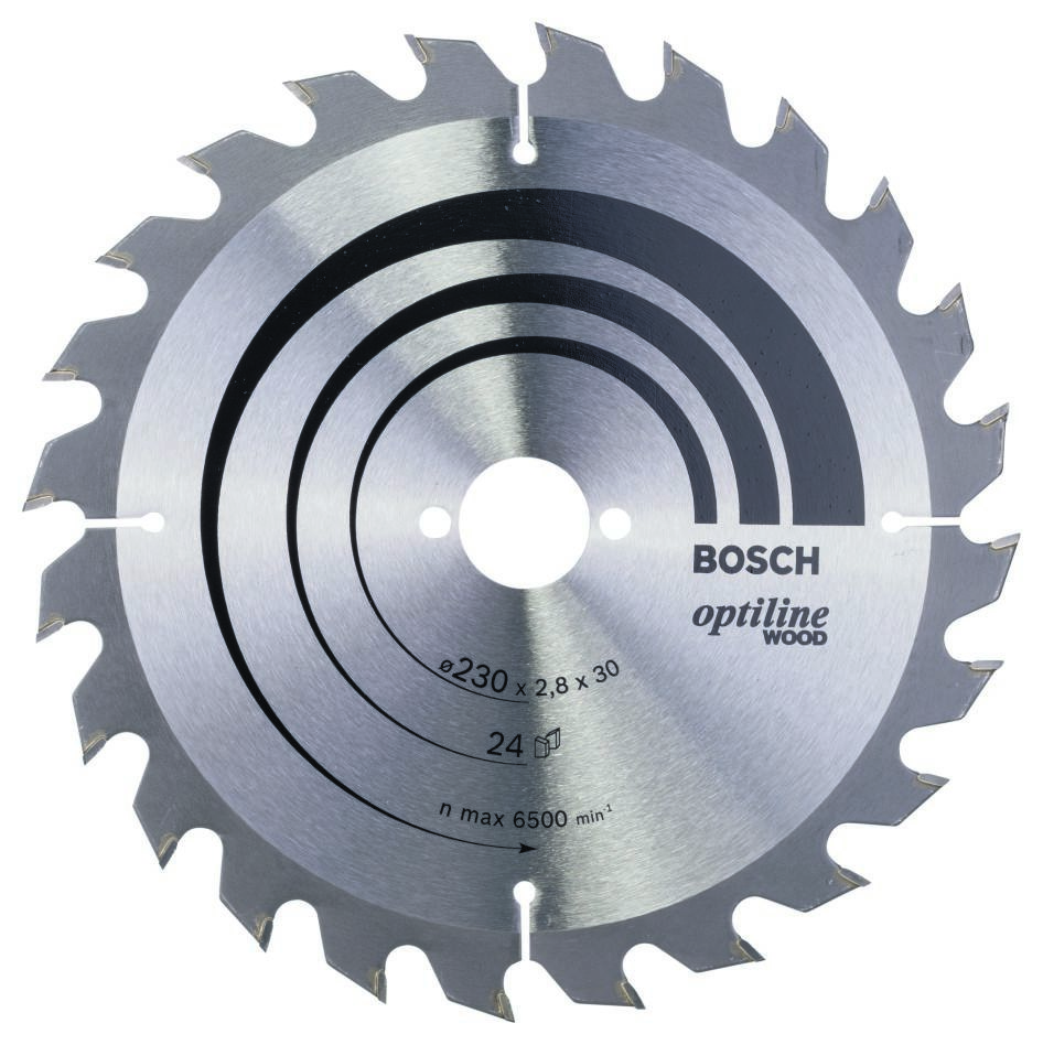 Bosch Blau Zubehör 2608640627 Kreissägeblatt 230x30x24T