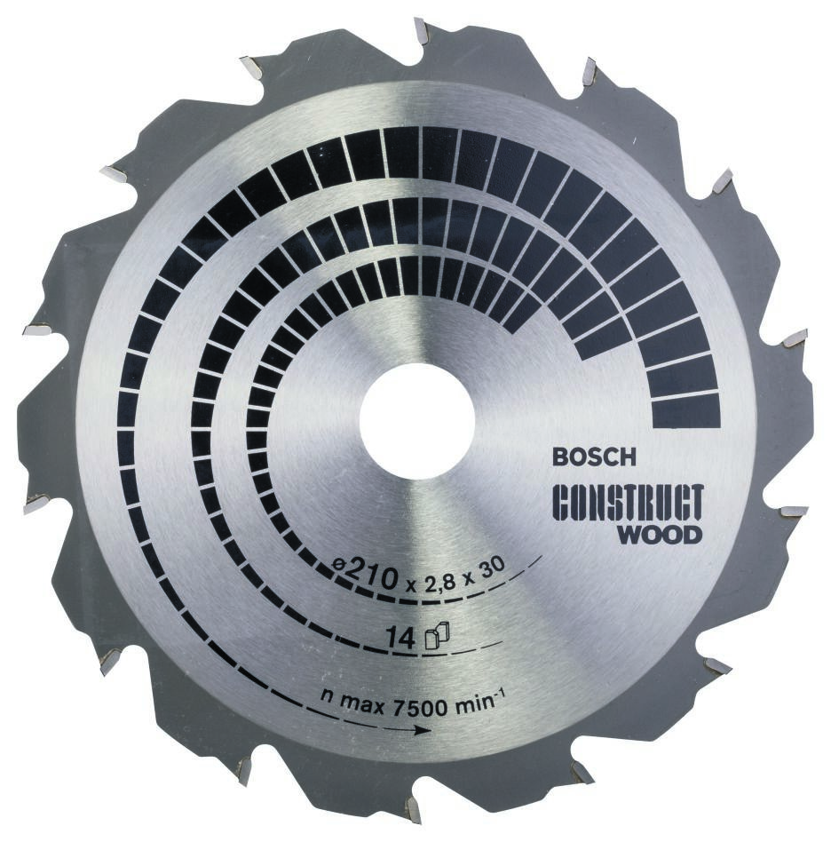 Bosch Blau Zubehör 2608640634 Kreissägeblatt 210x30x14T