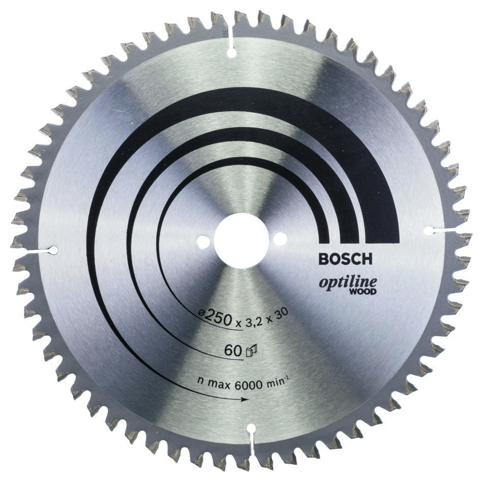 Bosch Blau Zubehör 2608640644 Kreissägeblatt 250x30x60T