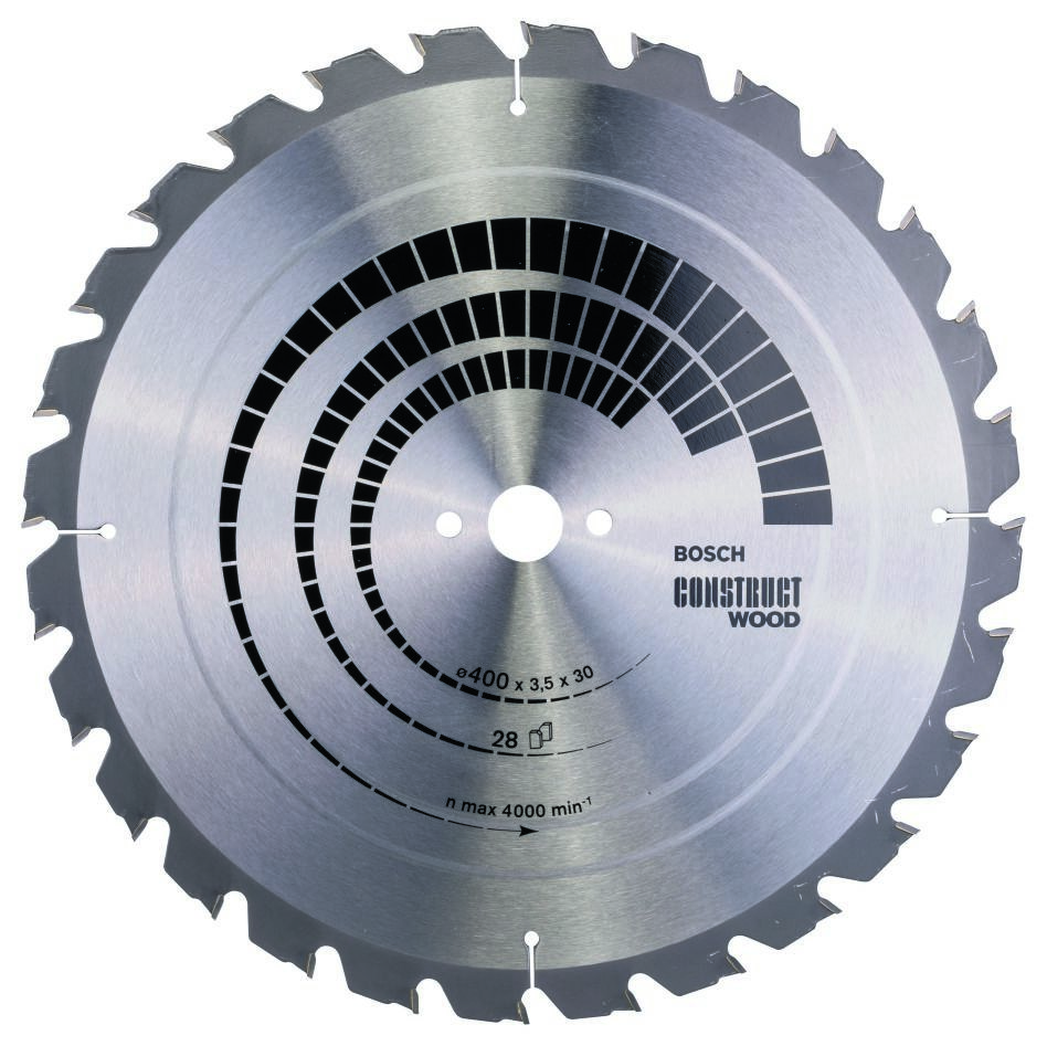 Bosch Blau Zubehör 2608640693 Kreissägeblatt 400x30x28T