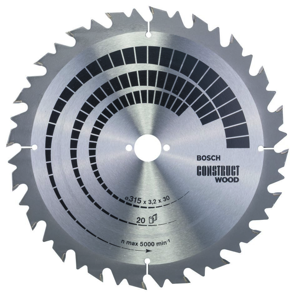Bosch Blau Zubehör 2608640701 Kreissägeblatt 315x30x20T