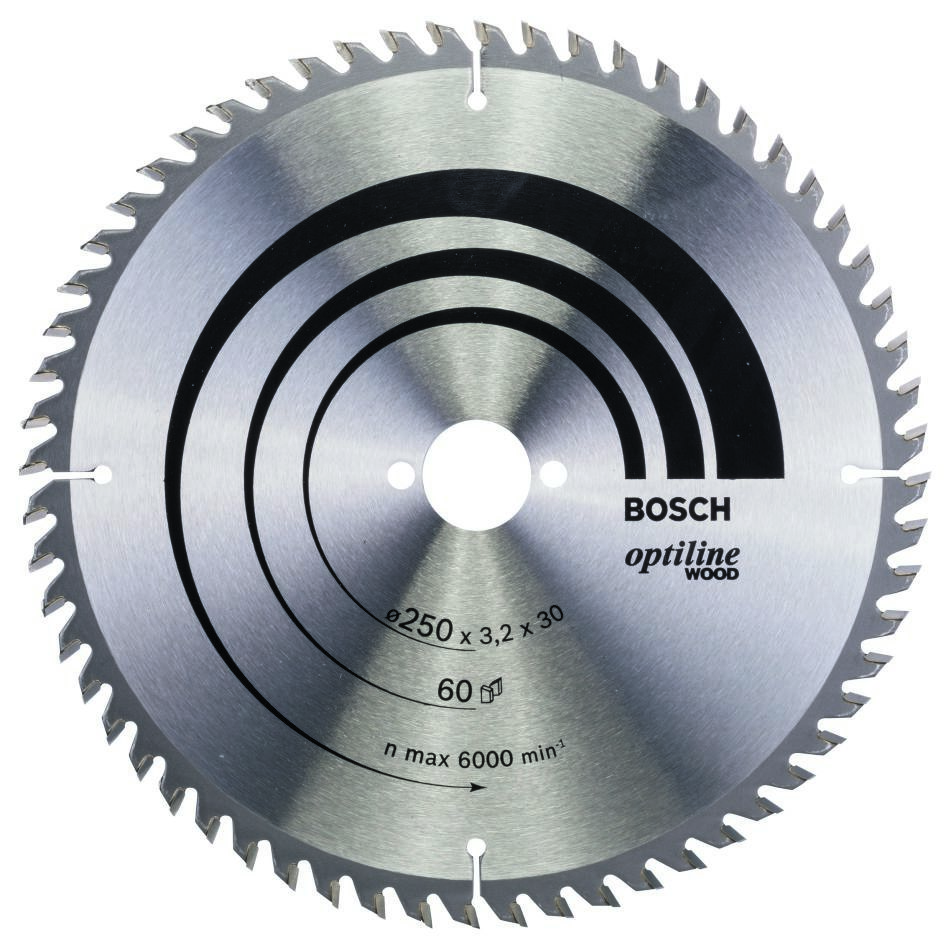 Bosch Blau Zubehör 2608640729 Kreissägeblatt 250x30x60T