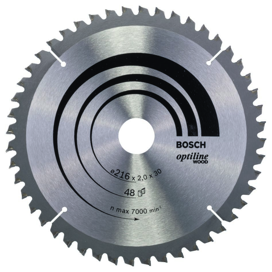 Bosch Blau Zubehör 2608640432 Kreissägeblatt 216x30x48T