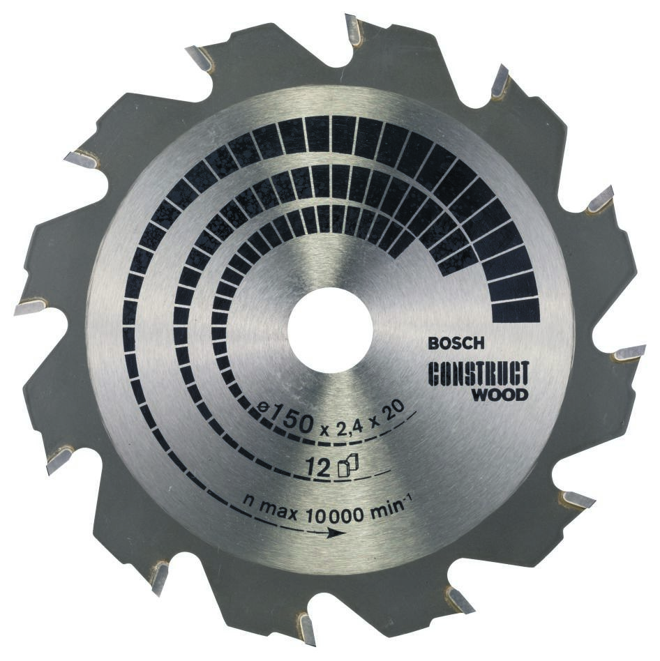 Bosch Blau Zubehör 2608641199 Kreissägeblatt 150x20x12T