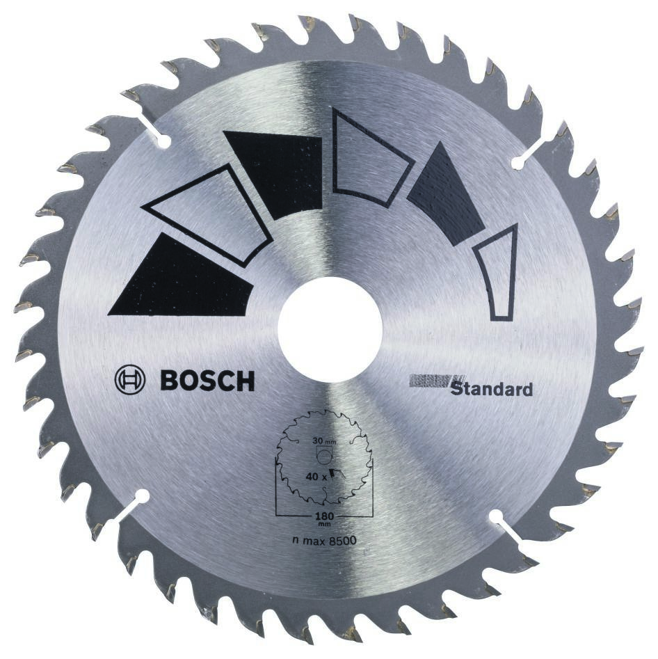 Bosch Blau Zubehör 2609256815 Kreissägeblatt BASIC 180X22X30/20,T40