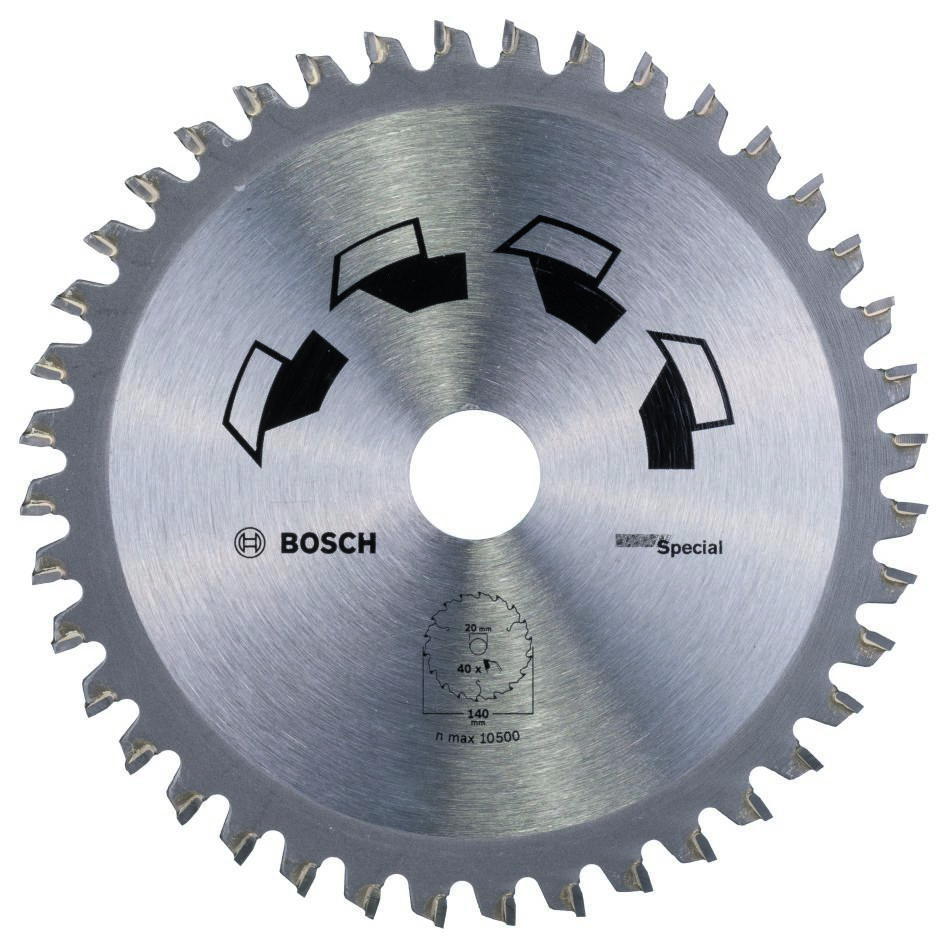 Bosch Blau Zubehör 2609256885 Kreissägeblatt SPECIAL 140X2X20/127,T40