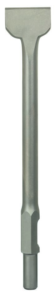 Bosch Blau Zubehör 2608690113 Spatmeißel 30-mm-Sechskantaufnahme 450 x 75 mm