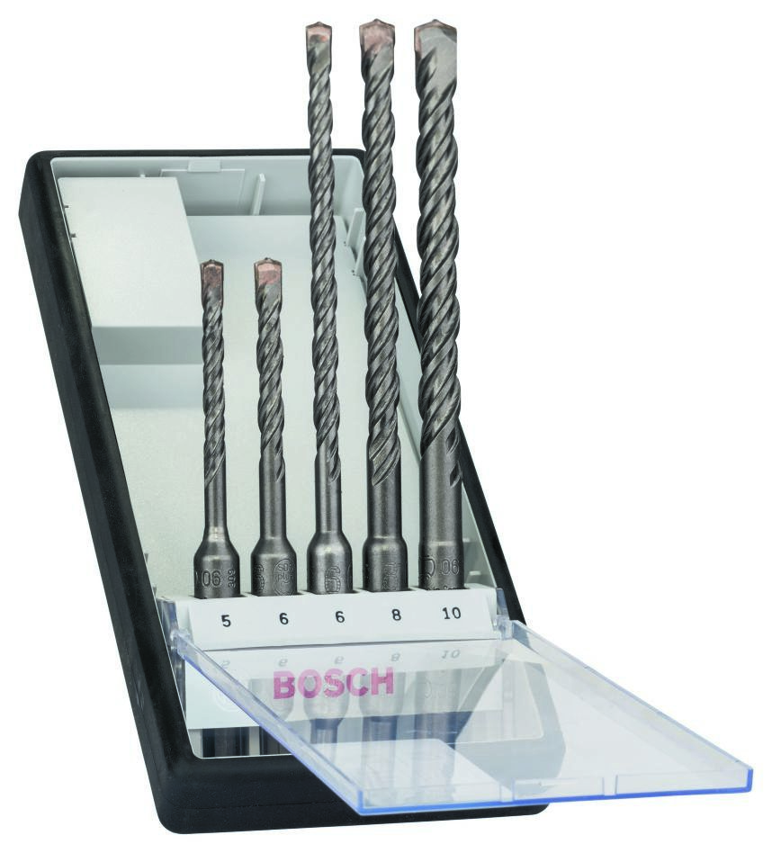Bosch Blau Zubehör 2607019927 Hammerbohrer-Set 5-teilig