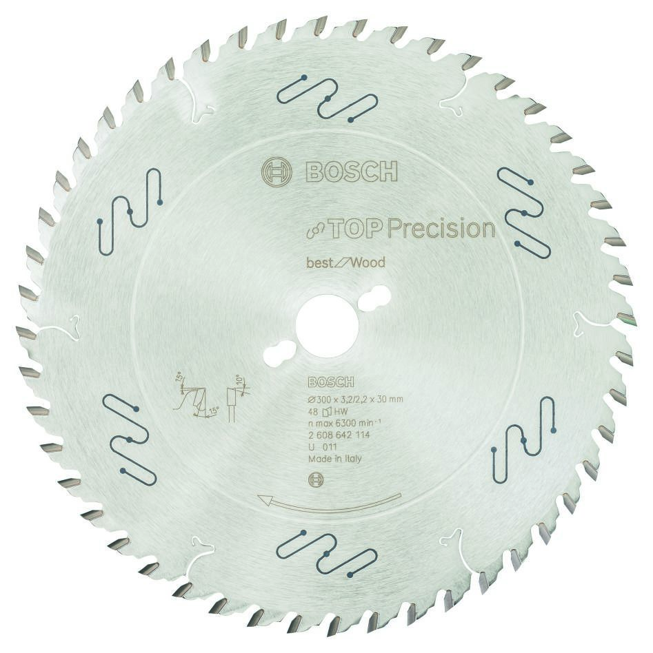 Bosch Blau Zubehör 2608642114 Kreissägeblatt Wood 300x30x48T