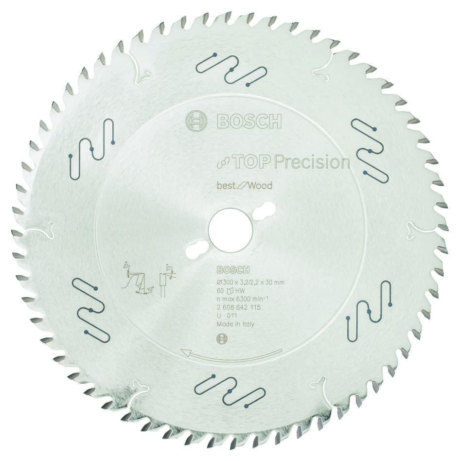 Bosch Blau Zubehör 2608642115 Kreissägeblatt 300x30x60T