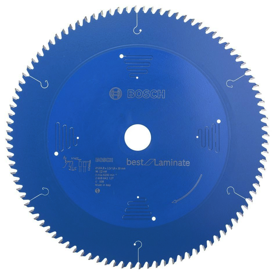 Bosch Blau Zubehör 2608642137 Kreissägeblatt 305x30x96T