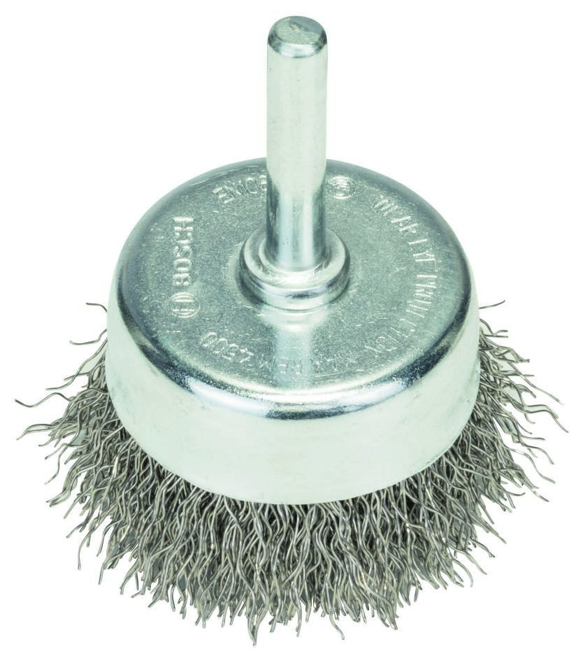 Bosch Blau Zubehör 2608622117 Topfbürste gewellter Draht 50mm,6mm