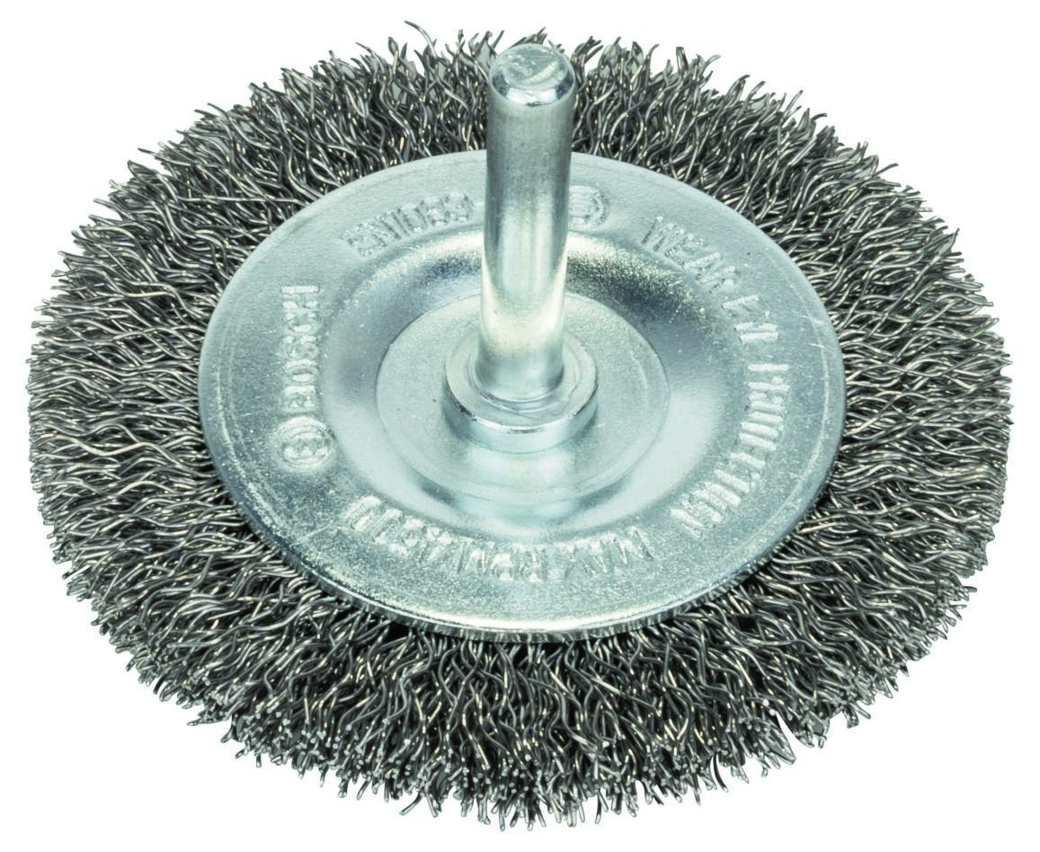 Bosch Blau Zubehör 2608622121 Scheibenbürste 70 x 0,3 mm, gewellter rostfreier Stahldraht 70 mm, 0,3 mm, 10 mm