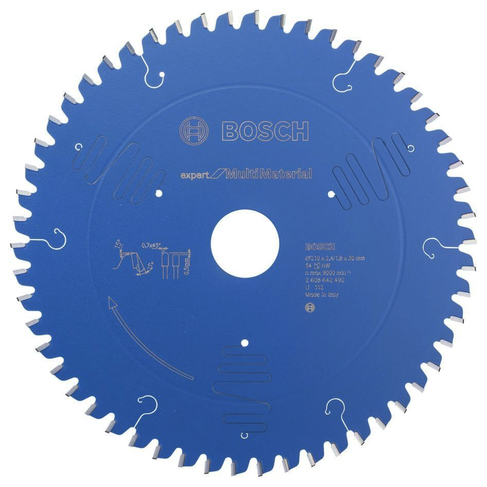 Bosch Blau Zubehör 2608642492 Kreissägeblatt 210x30x54T