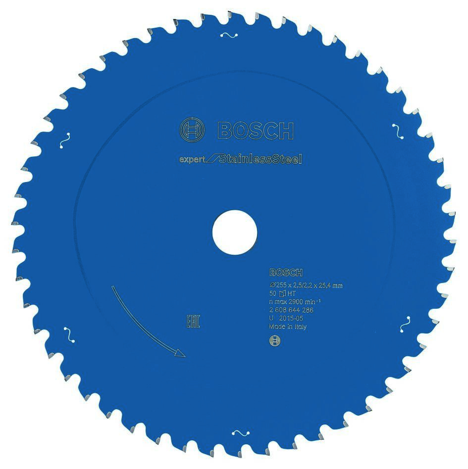 Bosch Blau Zubehör 2608644286 Kreissägeblatt Kreissägeblätter 255x25,4x50T