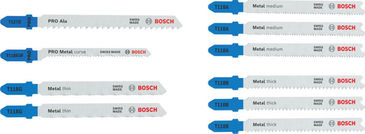 Bosch Blau Zubeh&ouml;r 2607012070 Stichs&auml;geblatt-Set Metal Advance 10-teilig
