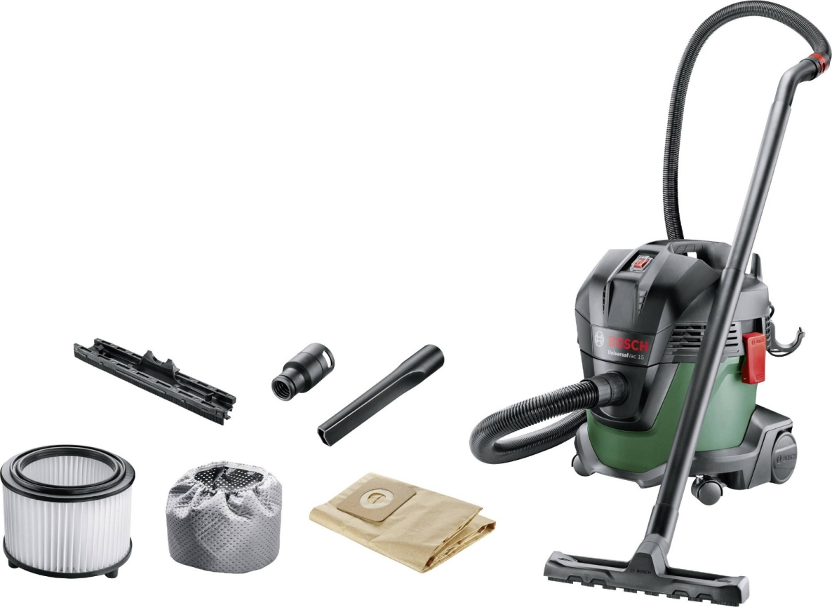 Bosch Grün 06033D1100 Universal 15 Vac Nass-/Trockensauger