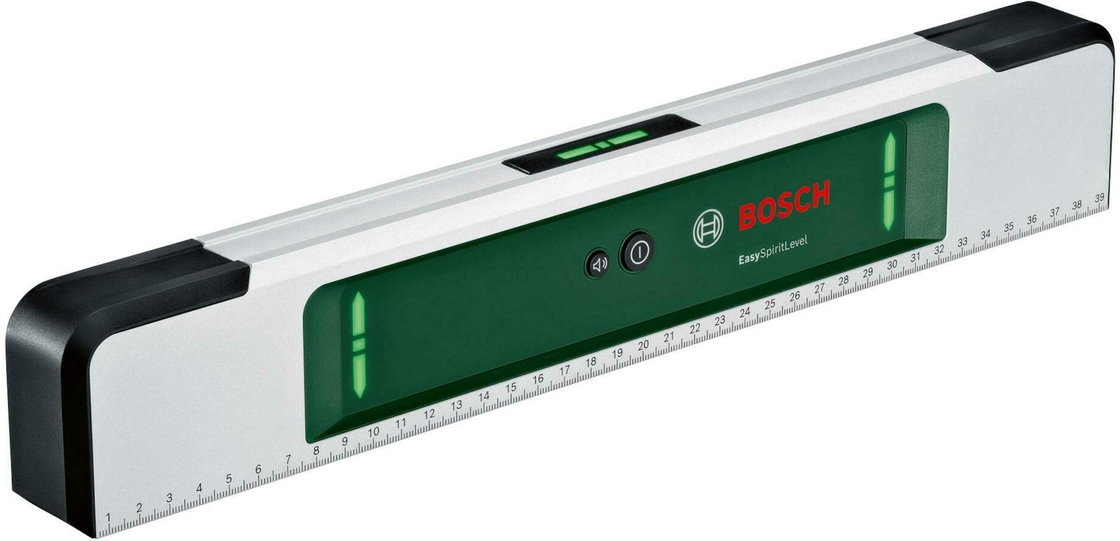 Bosch Grün 06036670Z0 EasySpiritLevel Wasserwaage inkl. 2x AA Batterien im Karton