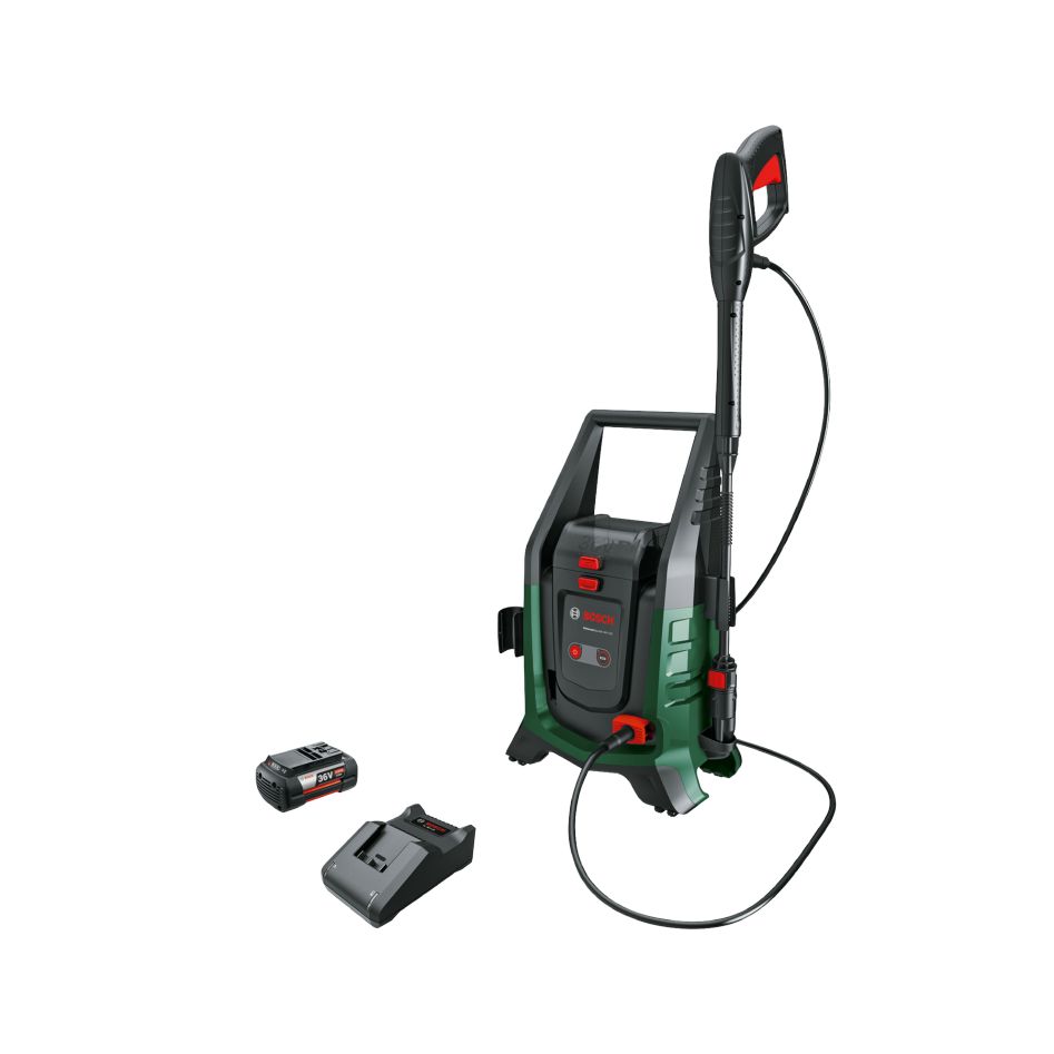 Bosch Grün 06008C7002 UniversalAquatak 36V-100 Batteriereiniger 1x 36V 4.0 Ah und Ladegerät AL 36V-20