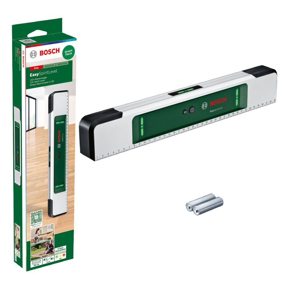 Bosch Grün 0603667000 EasySpiritLevel Wasserwaage