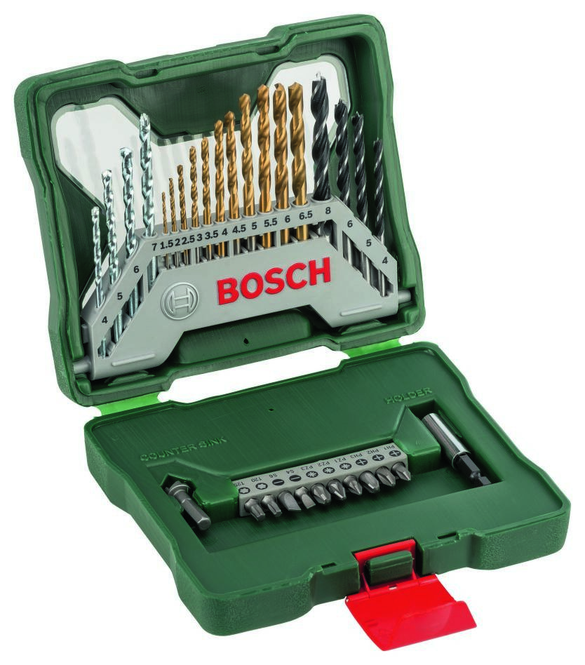 Bosch Grün Zubehör 2607019324 30-teiliges X-Line Titanium-Set