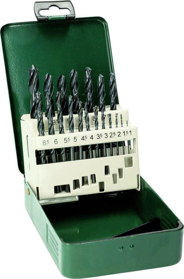 Bosch Grün Zubehör 2607019435 19-teiliges HSS-R-Metallbohrer-Set