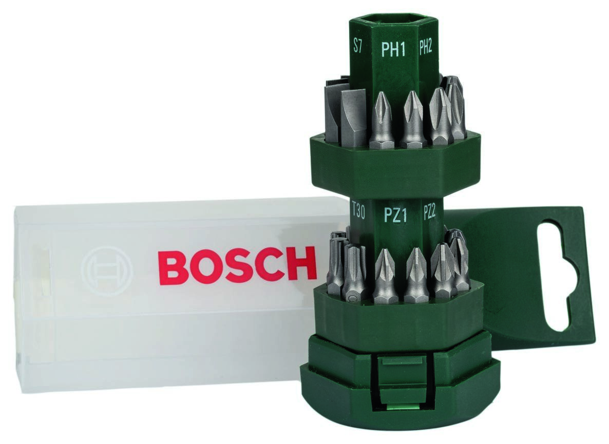 Bosch Grün Zubehör 2607019503 25-teiliger "Big-Bit"-Bit-Satz