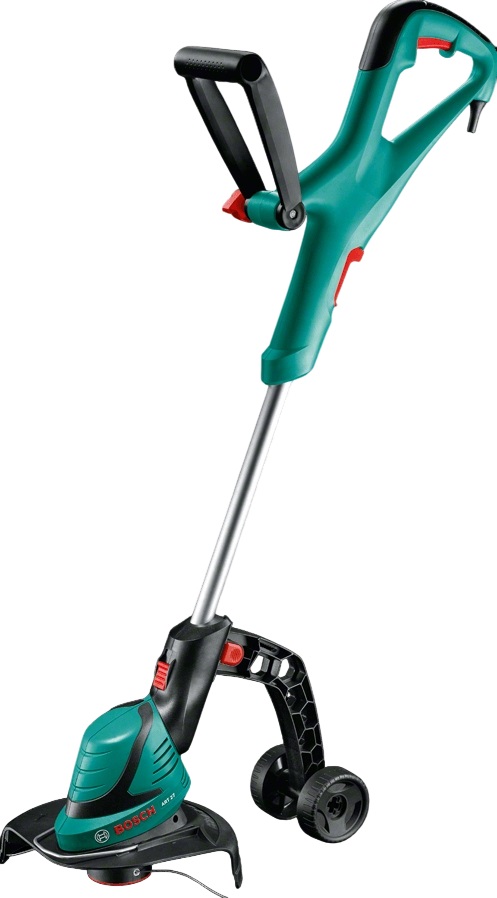 Bosch Garten 06008A5300 ART 27+ Rasentrimmer mit Rädern