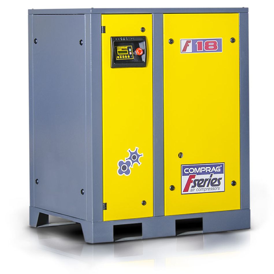 Comprag 11410502 F1810 F-Serie Keilriemen-Schraubenkompressor 18,5 kW 10 Bar 3x400V 2,5 m³/min Grundmodell