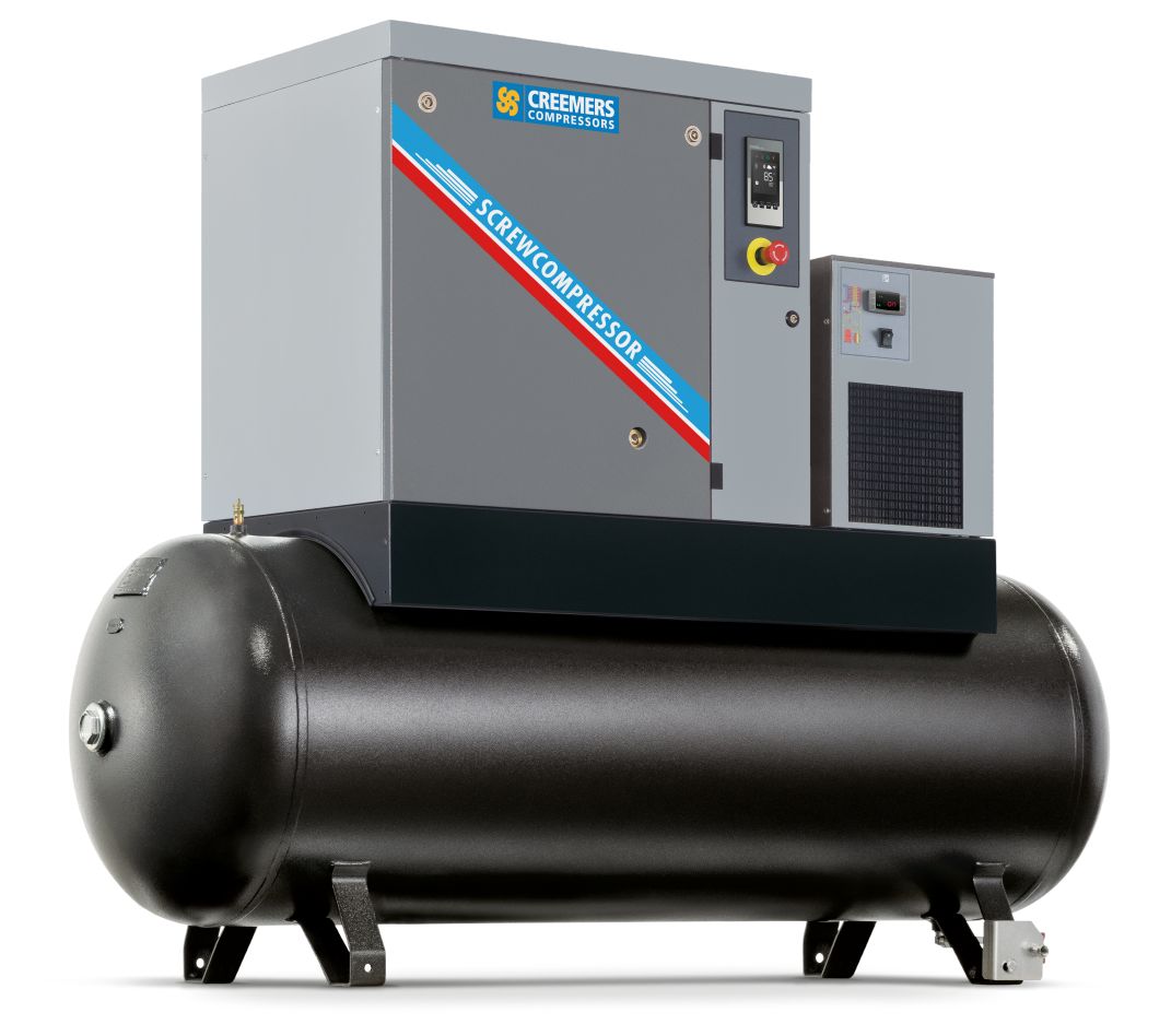 Creemers 4152021578 RCA 7,5/10 500 CD Station&auml;rer Schraubenkompressor 400V 10 bar 10 PS/7,5 kW 997 l/min 500 l