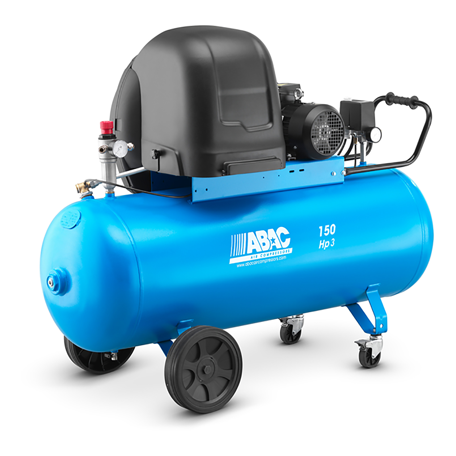 ABAC 4116007350 S A39B 150 CM3 Mobiler Silent-Kompressor 10 bar 3 PS/2,2 kW 393 l/min 150 l