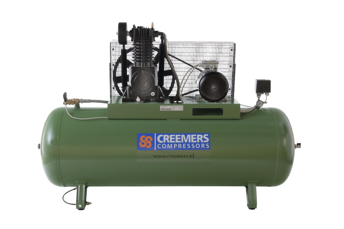 Creemers 1839027372 CSG 700/270 YD Station&auml;rer Kolbenkompressor Heavy Duty 400V 10 bar 5,5 PS/4 kW 451 l/min 500 l