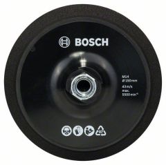 Bosch Blau Zubehör 2608612027 Stützscheibe für Polierer M14 150 mm Klettverschluss