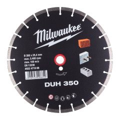 Milwaukee Zubehör 4932471986 DUH 350 Diamanttrennscheibe Uni 350 x 25,4 mm