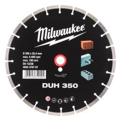 Milwaukee Zubehör 4932478707 Diamant-Hochleistungs-Trennscheibe - CIS Professional DUH 350 mm - 1 Stück