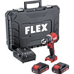 Flex-tools 519049 DD 2G 18.0 EC LD/2.5 Set Akkubohrer 18V 2.5Ah Li-Ion im Koffer
