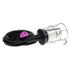 Eurolux 5201005 Korblampe Gummi E27 - III 60W - 24V - Druckknopfkorb 10m H07RN-F 2 x 1,0 mm²