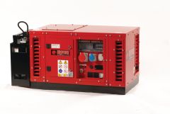 EPS6500TE Stromaggregat 7 KVA mit luftgekühltem Benzinmotor 2x 230 Volt (16A) - 1 x 400 Volt (16A 5p.) elektrischer Start 950000663