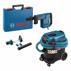 Bosch Blau 0615A5004L Abbruchhammer GSH 11 E + Staubsauger GAS 35 M AFC + Absaugvorrichtung GDE Max
