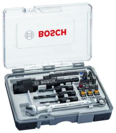 Bosch Blau Zubehör 2607002786 Schrauberbit-Set Drill&Drive 20-teilig