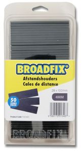 BROADFIX F4C50EC Flache Unterlegscheiben 100x28mm, 4mm, 50 Stück