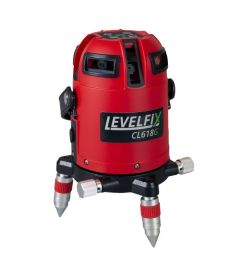Levelfix 554033 CL618G Motorisierter Multiline Laser Grün + Empfänger